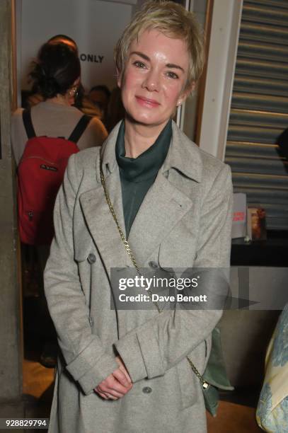 Victoria Hamilton attends the press night after party for "Summer And Smoke" at The Almeida Theatre on March 7, 2018 in London, England.