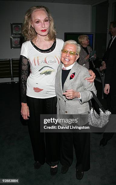 Actresses Julie Newmar and Billie Hayes attend ''Julie Newmar: A Life In Motion'' at The Paley Center for Media on November 7, 2009 in Beverly Hills,...