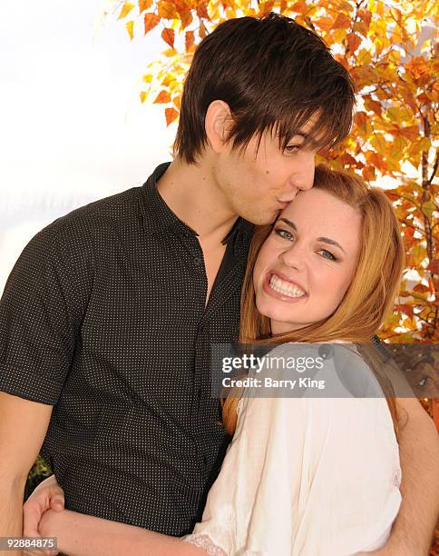 Actor Casey Deidrick and actress Molly Burnett attend the "Days of Days" Fan Event for "Days Of Our Lives" soap opera held at Universal CityWalk on...