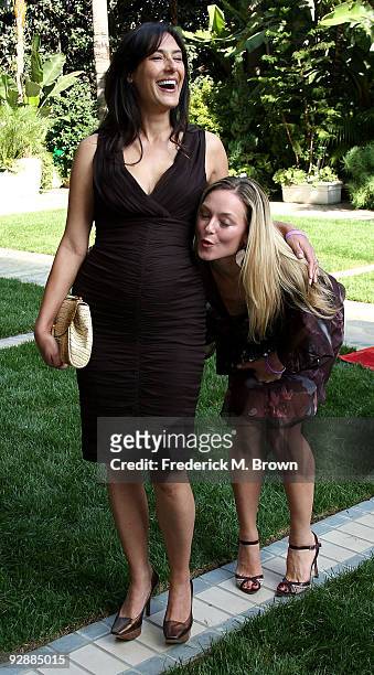 Actresses Alicia Coppola and Elizabeth Rohm attend the March of Dimes' Fourth annual Celebration of Babies at the Four Season Hotel, Beverly Hills on...