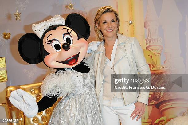 Presenter Laurence Ferrari attends the Disneyland Magic Christmas Season Launch at Disneyland Resort Paris on November 7, 2009 in Paris, France.