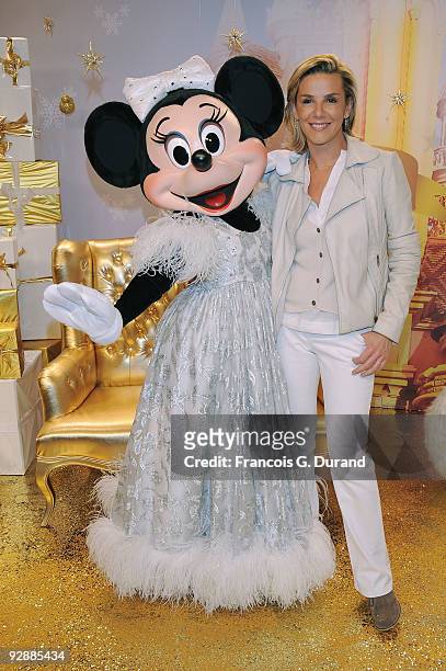 Presenter Laurence Ferrari attends the Disneyland Magic Christmas Season Launch at Disneyland Resort Paris on November 7, 2009 in Paris, France.