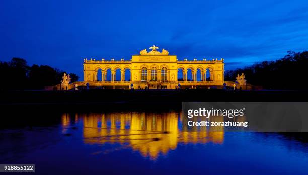 gloriette, schonbrunn palace, vienna, austria - schonbrunn palace vienna stock pictures, royalty-free photos & images