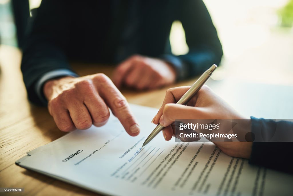Read Before Sign Always Read The Fine Print Before Signing High-Res Stock Photo - Getty ...