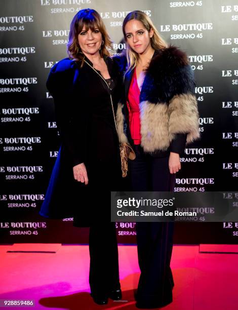 Belinda Washington and Andrea Lazaro attend the after party of 'Loving Pablo' premiere at Le Boutique Club on March 7, 2018 in Madrid, Spain.