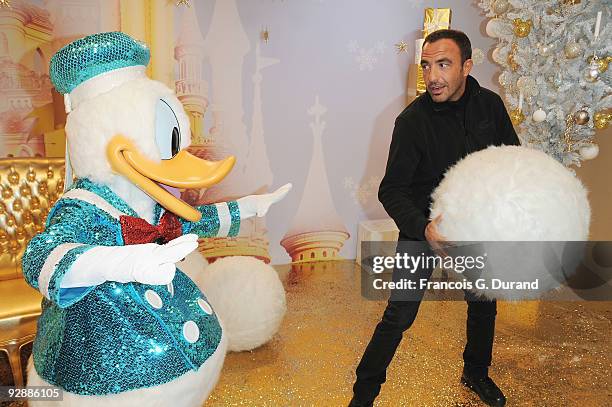 Nikos Aliagas attends the Disneyland Magic Christmas Season Launch at Disneyland Resort Paris on November 7, 2009 in Paris, France.