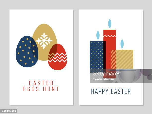 easter greeting card. - easter sunday stock illustrations