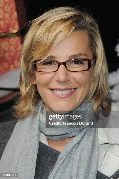 Presenter Laurence Ferrari attends the Disneyland Magic Christmas Season Launch at Disneyland Resort Paris on November 7, 2009 in Paris, France.