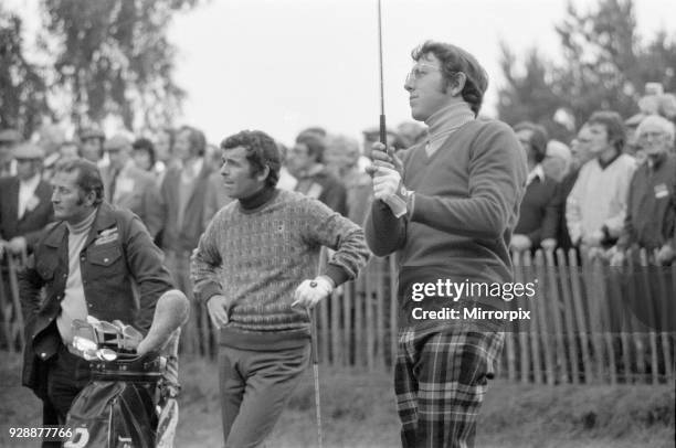 Piccadilly World Match Play Championship at Wentworth, Friday 11th October 1974. Hale Irwin & Tony Jacklin.