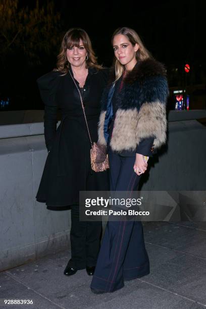 Belinda Washington and daughter Andrea Lazaro attends the after party of 'Loving Pablo' premiere at Le Boutique Club on March 7, 2018 in Madrid,...