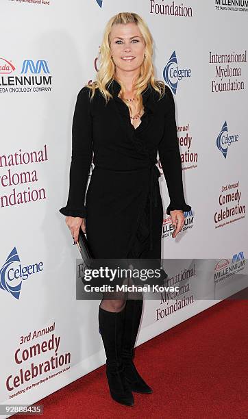 Actress Alison Sweeney arrives at the International Myeloma Foundation's 3rd Annual Comedy Benefit Celebration at The Wilshire Ebell Theatre on...