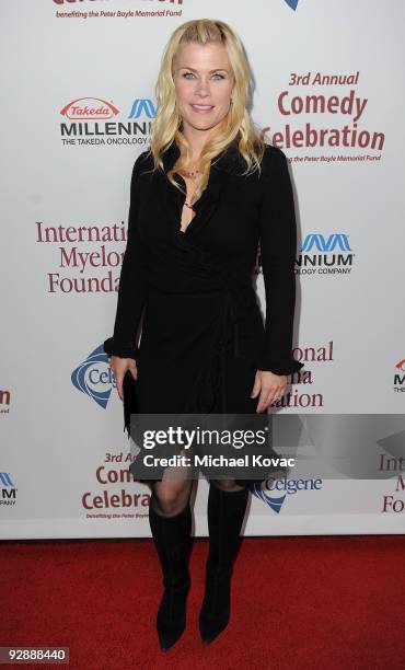 Actress Alison Sweeney arrives at the International Myeloma Foundation's 3rd Annual Comedy Benefit Celebration at The Wilshire Ebell Theatre on...