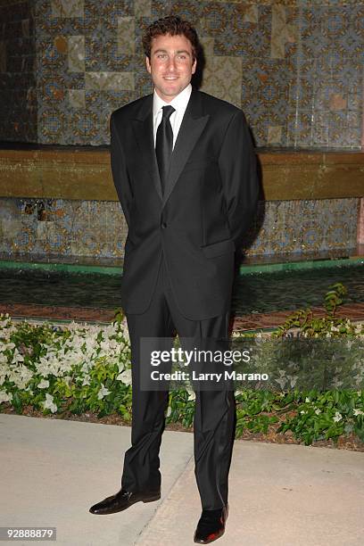 Justin Gimelstob arrives at the Chris Evert and Raymond James Pro-Celebrity Tennis Classic Gala held at the Delray Beach Tennis Center on November 7,...