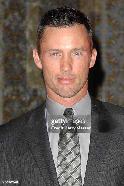 Jeffrey Donovan arrives at the Chris Evert and Raymond James Pro-Celebrity Tennis Classic Gala held at the Delray Beach Tennis Center on November 7,...