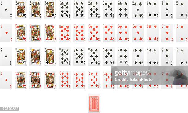 playing card deck - playing card stock pictures, royalty-free photos & images