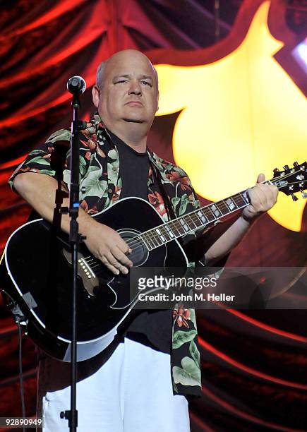 Kyle Gass of the musical group Tenacious D performs at the International Myeloma Foundation's 3rd Annual Comedy Celebration benefiting the Peter...