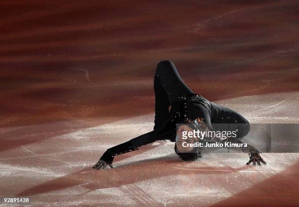 Johnny Weir of the US performs in the Gala Exhibition on the day three of ISU Grand Prix of Figure Skating NHK Trophy at Big Hat on November 8, 2009...