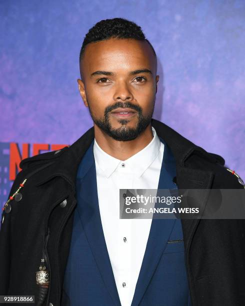Eka Darville attends Netflix's 'Marvel's Jessica Jones' Season 2 Premiere at AMC Loews Lincoln Square on March 7, 2018 in New York. / AFP PHOTO /...