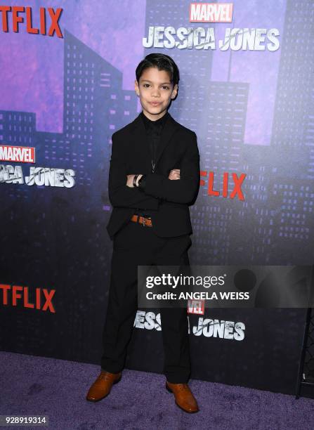 Kevin Chacon attends Netflix's 'Marvel's Jessica Jones' Season 2 Premiere at AMC Loews Lincoln Square on March 7, 2018 in New York. / AFP PHOTO /...