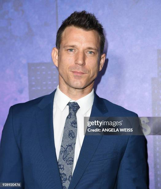 Will Traval attends Netflix's 'Marvel's Jessica Jones' Season 2 Premiere at AMC Loews Lincoln Square on March 7, 2018 in New York. / AFP PHOTO /...
