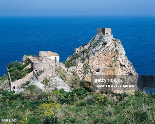 Forza d'Agro Castle, 11th-12th century, Sicily, Italy.