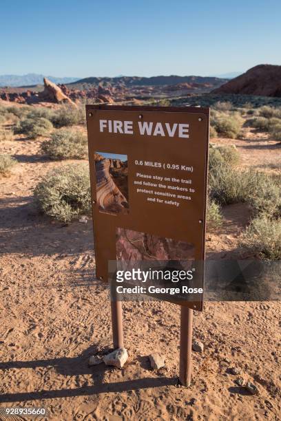 Arch rock formations at the Valley of Fire, Nevada's first and oldest State Park, are viewed on February 28, 2018 near Las Vegas, Nevada. The Valley...
