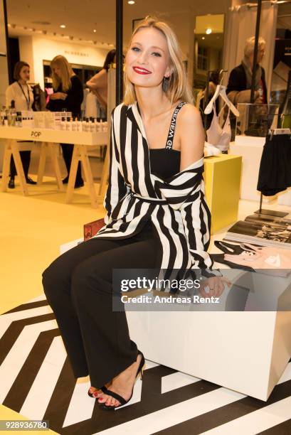 Carolin Niemczyk attends Peek & Cloppenburg Launch Party - Pop Impression on March 7, 2018 in Berlin, Germany.