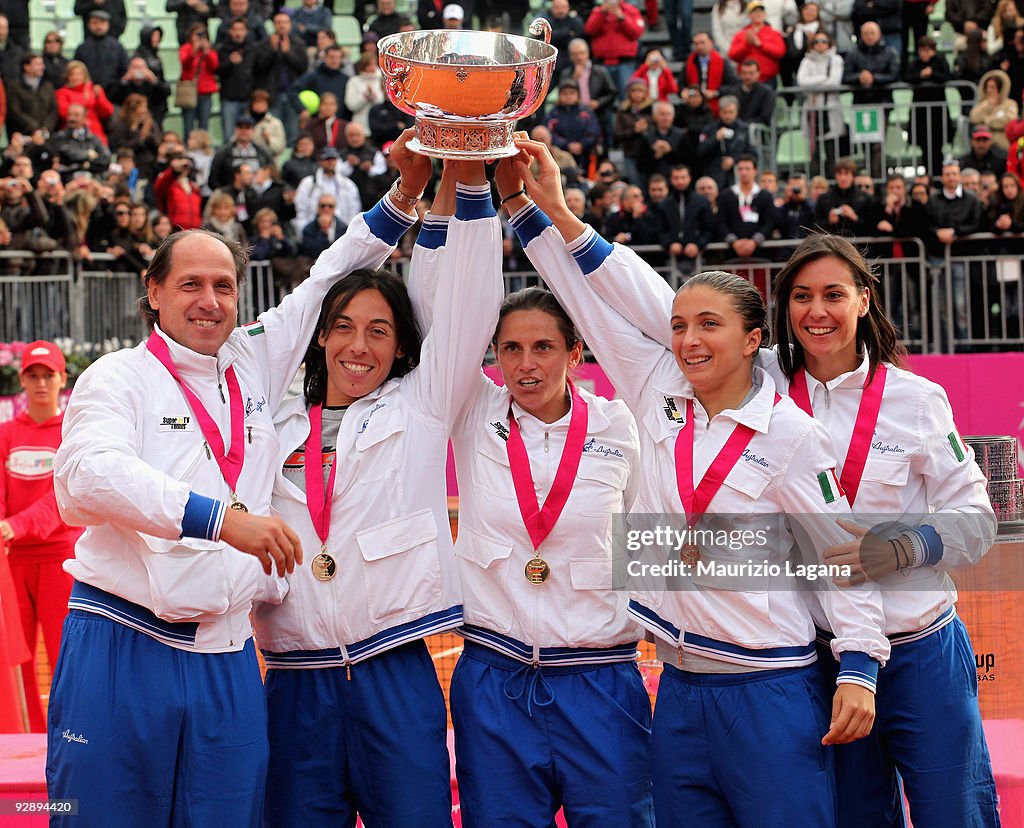 Italy v USA - Fed Cup World Group Final Day Two
