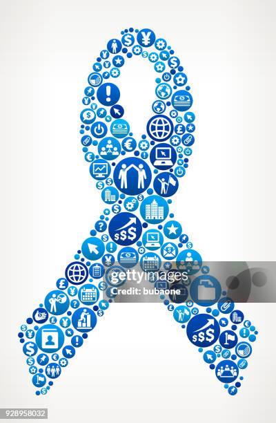 ribbon business and finance blue icon pattern - round conference table stock illustrations