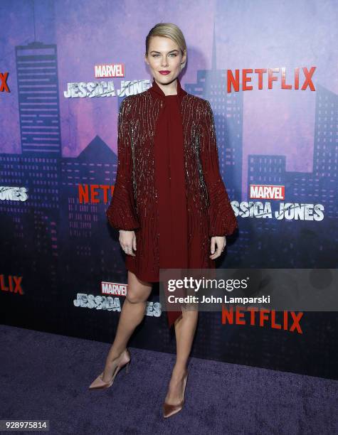 Rachael Taylor attends "Jessica Jones" season 2 New York Premiere at AMC Loews Lincoln Square on March 7, 2018 in New York City.