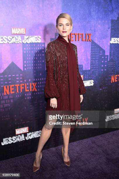 Rachael Taylor attends "Jessica Jones" Season 2 New York Premiere at AMC Loews Lincoln Square on March 7, 2018 in New York City.