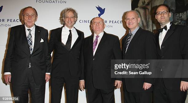 Former German Foreign Minister Hans-Dietrich Genscher, Sir Bob Geldof, former Soviet President Mikhail Gorbachev, Chairman and Chief Executive of MTV...