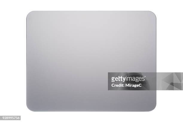 round corner blank aluminium alloy plank - mouse pad stock-fotos und bilder
