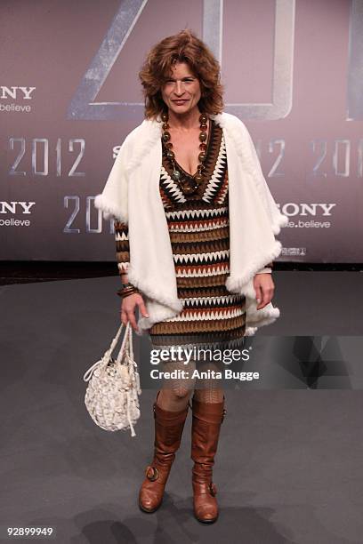 Actress Gabrielle Scharnitzky attends the '2012' Germany premiere on November 08, 2009 in Berlin, Germany.