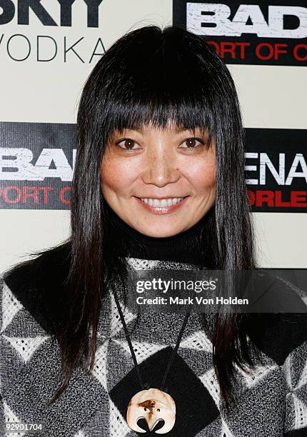 Model Irina Pantaeva attends the New York premiere of "Bad Lieutenant" at the SVA Theater on November 8, 2009 in New York City.