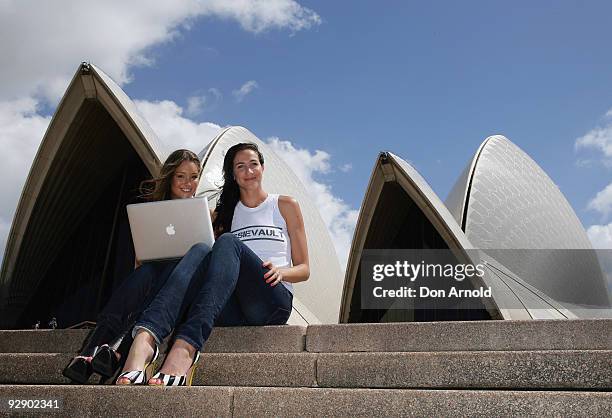 Former Olympian Elka Whalan and former Miss Australia model Erin McNaught launch the "Aussievault" social history website dedicated to all things...