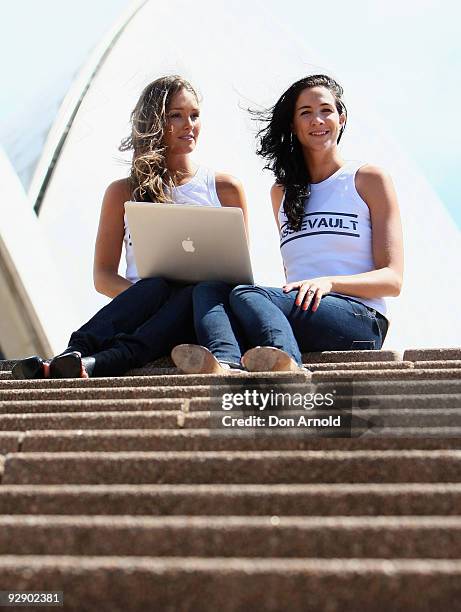 Former Olympian Elka Whalan and former Miss Australia model Erin McNaught launch the "Aussievault" social history website dedicated to all things...