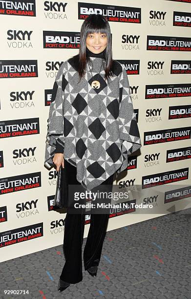 Irina Pantaeva attends a screening of "Bad Lieutenant" at the SVA Theater on November 8, 2009 in New York City.
