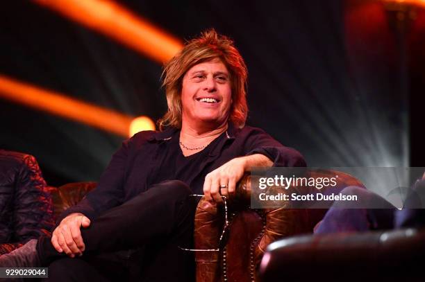 Guitarist Dean DeLeo, founding member of Stone Temple Pilots, attends a live taping of AT&T AUDIENCE Network Music Series at Red Studios on March 7,...