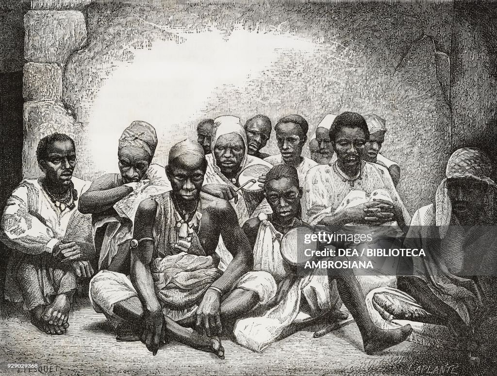 Griots of Goree, drawing by Jules Fesquet from a photograph, from News  Photo - Getty Images