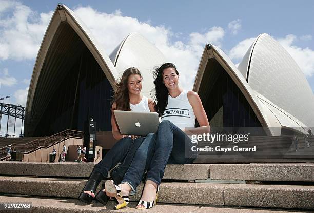 Former Olympian Elka Whalan and former Miss Australia model Erin McNaught launch the "Aussievault" social history website dedicated to all things...