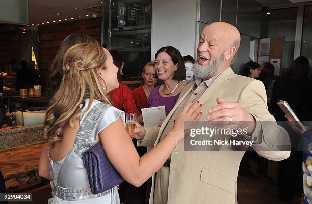 Tala Eavis and Michael Eavis attend a Japanese evening in aid of Pratham on November 8, 2009 in London, England.