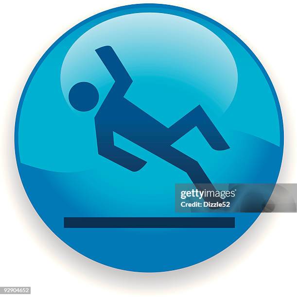 slippery when wet icon - slippery stock illustrations
