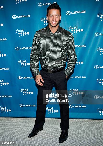 Jai Rodriguez attends the 12th Annual "GLAAD Tidings Season's Greenings" Benefit Fashion Show on November 8, 2009 in Los Angeles, California.