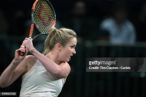 Elina Svitolina of the Ukraine in action while winning the Tie Break Tens Tennis Tournament at Madison Square Garden on March 5, 2018 New York City.