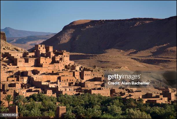 kasbah - alain bachellier stock pictures, royalty-free photos & images