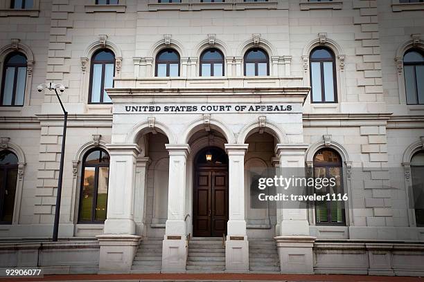 estados unidos tribunal de apelación de edificio - palacio de la justicia fotografías e imágenes de stock