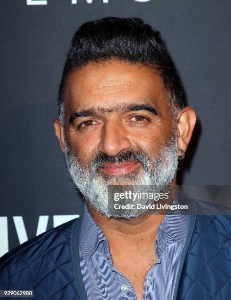 Producer Zaheer Bhyat attends the premiere of Saban Films' "The Forgiven" at the Directors Guild of America on March 7, 2018 in Los Angeles,...