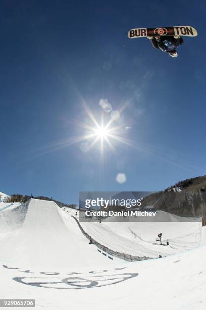 Mark McMorris of Canada during the Men's slopestyle semi-finals of the 2018 Burton U.S. Open on March 7, 2018 in Vail, Colorado.