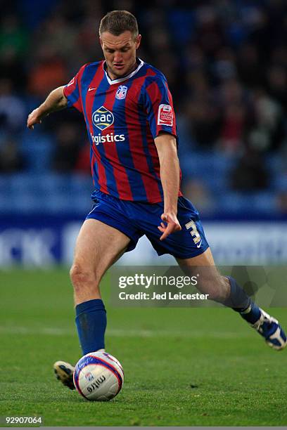 Clint Hill of Crystal Palace during the Crystal Palace and MIddlesbrough Coca Cola Championship match at Selhurst Park on November 7, 2009 in London,...